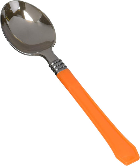 Amscan Premium Cutlery Spoons - Classic Choice, Orange Peel, One Size, Multi Color