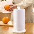 White Paper Towel Holder, Standing Countertop Roll Holder for Kitchen, Convenient Paper Towel Storage