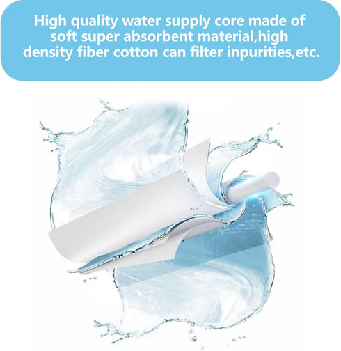 Humidifier Cotton Sticks Filter Replacement, Refill Wicks for Cool Mist Portable Diffuser USB Mini Humidifier