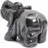Justinstones 2 Inch Carved Natural Hematite Gemstone Elephant Healing Guardian Statue Figurine Crafts