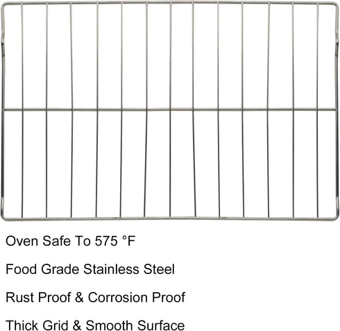 W10256908 Oven Rack Replacement, Compatible with Whirlpool Range Oven Stove, AP4411894, PS2358516