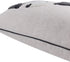 JWH Decorative Animal Embroidery Sheeps Pillow Cover, Cotton Lumbar Cushion for Sofa Couch Bed, 12x20 Inch White and