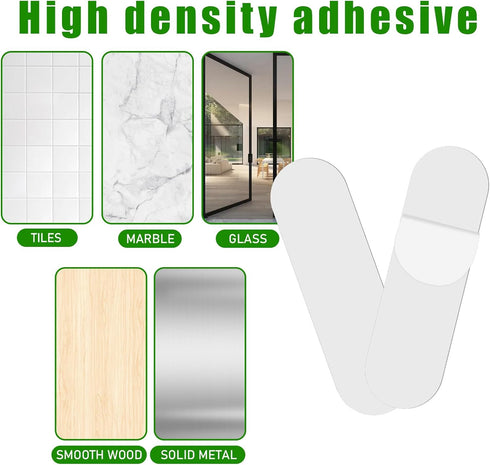 Psyqtsuary 5Pcs 5.7 1.7 Inch Self Adhesive Strips Paper Towel Holder Under Cabinet Replacement, x