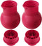 Webake Silicone Chocolate Melting Pot - Microwave Melt and Pour Candy Butter Warmer, Set of 2