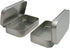 6 Pcs Mini Metal Hinged Tin Box Container Kit with Lid for Home Storage, 3.7x2.3x0.8 Inch, Silver