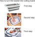 Camping Collapsible Cutting Board, BBQ PrepTub with Lid, Multifunctional Storage Basket for Camping Kitchen