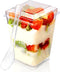 FIFWVGP 5 oz 60Pcs Plastic Dessert Cups With Lids and Spoons, Yogurt Parfait