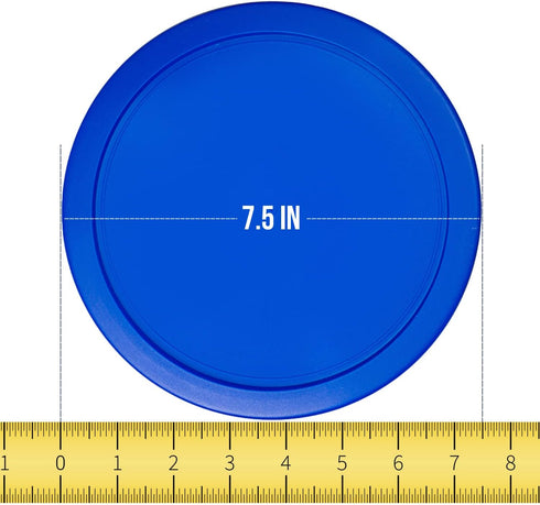 Replacement Lid for Pyrex 6 or 7 Cup Storage Plastic Cover Bowl Dish 7402-PC Blue (6-Pack) by MRX Solutions