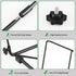 30-45 FEED GARDEN Trash Bag Holder, Outdoor Metal Leaf Bag Holder Stand, Garbage Bag Frame Holder for Gallon Bags