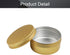 Othmro Round Aluminum Cans, 150ml/5 oz Tin Can with Screw Top Metal Lid for Crafts & Cosmetic Storage