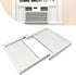 GCGOODS Window Air Conditioner Side Panels with Frame, Adjustable Kit for 8,000 BTU Units