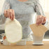 Worlds Best Reusable Organic Cotton Muslin Straining Bags - Set of 3 (M, S, XS) for Nut Milk, Cold Brew, Tea