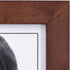 Malden 5x7 Picture Frame - Wide Real Wood Molding with Real Glass - Stonewashed Walnut