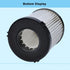 Podoy DCF-21 Vacuum Filter - Compatible with Eureka Airspeed AS1000, Pack of 2 Washable Reusable Vacuum Filter