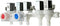 WH23X29553 Washer Water Inlet Valve for GE GFW650SPN0SN GFW650SSN0WW GFW850SPN0RS GFW850SSN0WW GFW650SPN1SN