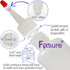 4 Oz (1) FIXSURE Plastic Squeeze Bottles with Red Tip Cap, Squirt Bottle For Ketchup, BBQ, Sauces, Syrup, Condiments