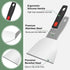 Beijiyi Heavy Duty Stainless Steel Spatula Set, Small Metal Spatula with Silicone Handle for Cooking