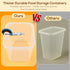 5.3L/179Oz, 4pcs Large Thicker Food Storage Containers with Lids Airtight Plastic Pantry Storage Container for Dry