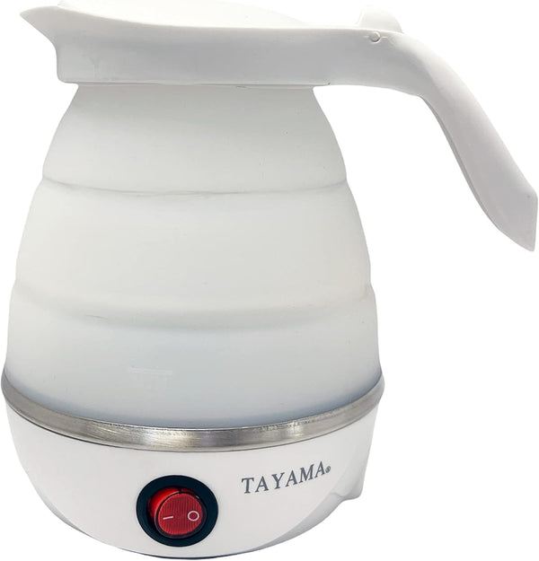 Tayama Collapsible Silicone Electric Kettle, Dual Voltage 110V/220V