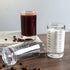 BCnmviku 4 Ounce/120ML Heavy Espresso Measuring Cup Shot Glass, Black Line (1, Red)