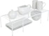 Smart Design Kitchen Storage Expandable Shelf Rack with Scratch Resistant Feet - Steel, for Cabinet & Pantry