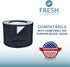 Honeywell 50250 Air Purifier Compatible Pre Filter, Deodorizes Air, Removes Odors, Activated Carbon & Zeolite (2pack)