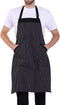 BIGHAS Adjustable Bib Apron - Long Ties for Women and Men, 18 Colors Chef Kitchen Cooking