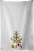 Caroline's Treasures BB1597WTKT Christmas Tree and Shiba Inu Kitchen Towel Set of 2, 19 X 25, White