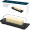 KITCHENDAO Airtight Butter Dish with Lid for Countertop and Refrigerator Door Shelf,
