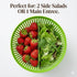Cooler Kitchen Small Salad Spinner Mini Lettuce Spinner and Dryer with Measuring Cup Bowl Compact Veggie & Fruit