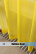 WPM Yellow Sheer Curtains 58" Wide x 84" Long, 2 Panels Rod Pocket Voile Livingroom Window Treatment