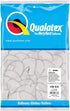 Qualatex 43788 Pearl White Latex Balloons, 11", Pack of 100