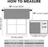 H.VERSAILTEX 2 Panels White Valance for Windows | Natural Blackout Curtains for Small Windows, 52" W x 18" L