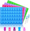 Silicone Candy Gummy Bear Molds - Premium Silicone Chocolate Molds Pack of 4 Including Bears, Frogs, Lions, Monkeys,