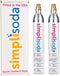 Simpli Soda 60L CO2 Canister Cylinders - Compatible w/Sodastream Quick Connect Only