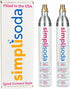 Simpli Soda 60L CO2 Canister Cylinders - Compatible w/Sodastream Quick Connect Only