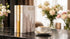 Set 3 Decorative Books for Home - Shelf Decor Accents - of - Modern Hardcover Book Stack - Matte Gold Coffee & Entry