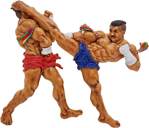 4" Muay Thai Jorakae Fad Hang 3D Resin Fridge Magnet - Crocodile Sweeps Its Tail Basic Movement Souvenir