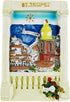 Saint-Tropez France Refrigerator Magnet, 3D Hand Painted Craft Travel Souvenir Fridge Decoration