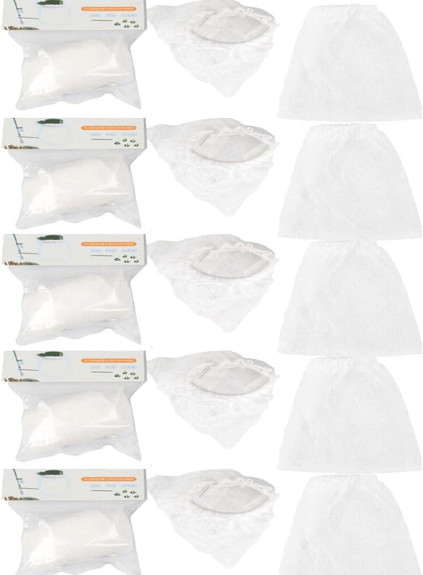 Electric Fish Tank Vacuum Cleaner Accessories Filter Bag Gauze Bag, 10 Packets
