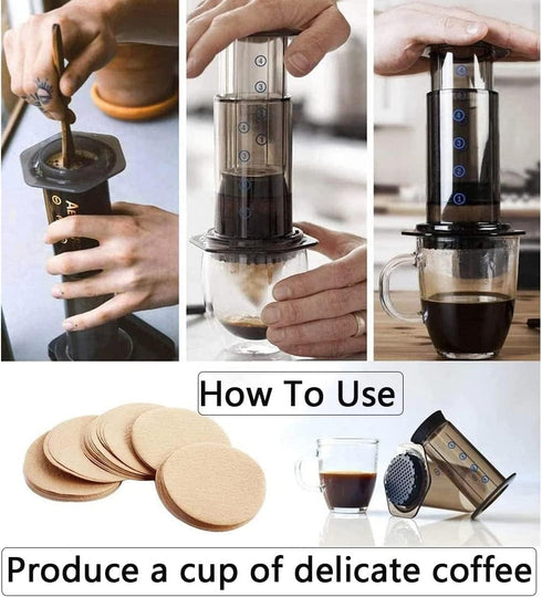 Coffee Press Maker, New Design for 1 to 3 Cups, Quickly Makes Delicious Coffee Without Bitterness