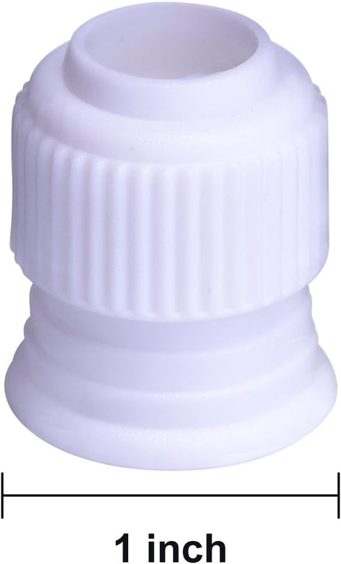 Shappy 12 Pieces Coupler Piping Bag Plastic Standard Couplers, Cake Decorating Pipe Tip for Frosting Icing