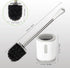 AONEZ Set, 3 Pack Toilet Brush and Holder with Stainless Steel Handle Toilet Bowl Brush, Compact Toilet Scrubber Brush