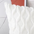 MADIZZ Set of 2 Soft Plush Short Wool Velvet Decorative Throw Pillow Covers 22x22 inch, White