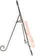 PowerTRC Set of 2 Iron Display Stands, 12" for Pictures, Books, Plates, Art, and More