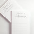 Share a Memory Cards - Minimalist Well Wishes Card Set of 50, 4 x 6 for Celebrations, Weddings, Anniversaries, Memorials