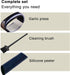 EYBDYB SetPremium Innovative Rocking Garlic Press Stainless Steel Garlic Crusher with Ergonomic Handle,Includes Garlic