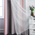 FANLI Grommet 52W 63L) Ombre Rainbow Blackout Curtains for Kid Girls Bedroom Living Room Darking Stripe Double Layer