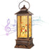 Christmas Snow Globe Lantern Crystal Glitter Lantern Features 8 Songs and 6-Hour