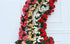 Lannu 2 Pack Artificial Rose Vine Flowers, Fake Garland Ivy Plants for Home Wedding Party Decorations (HOT Pink)